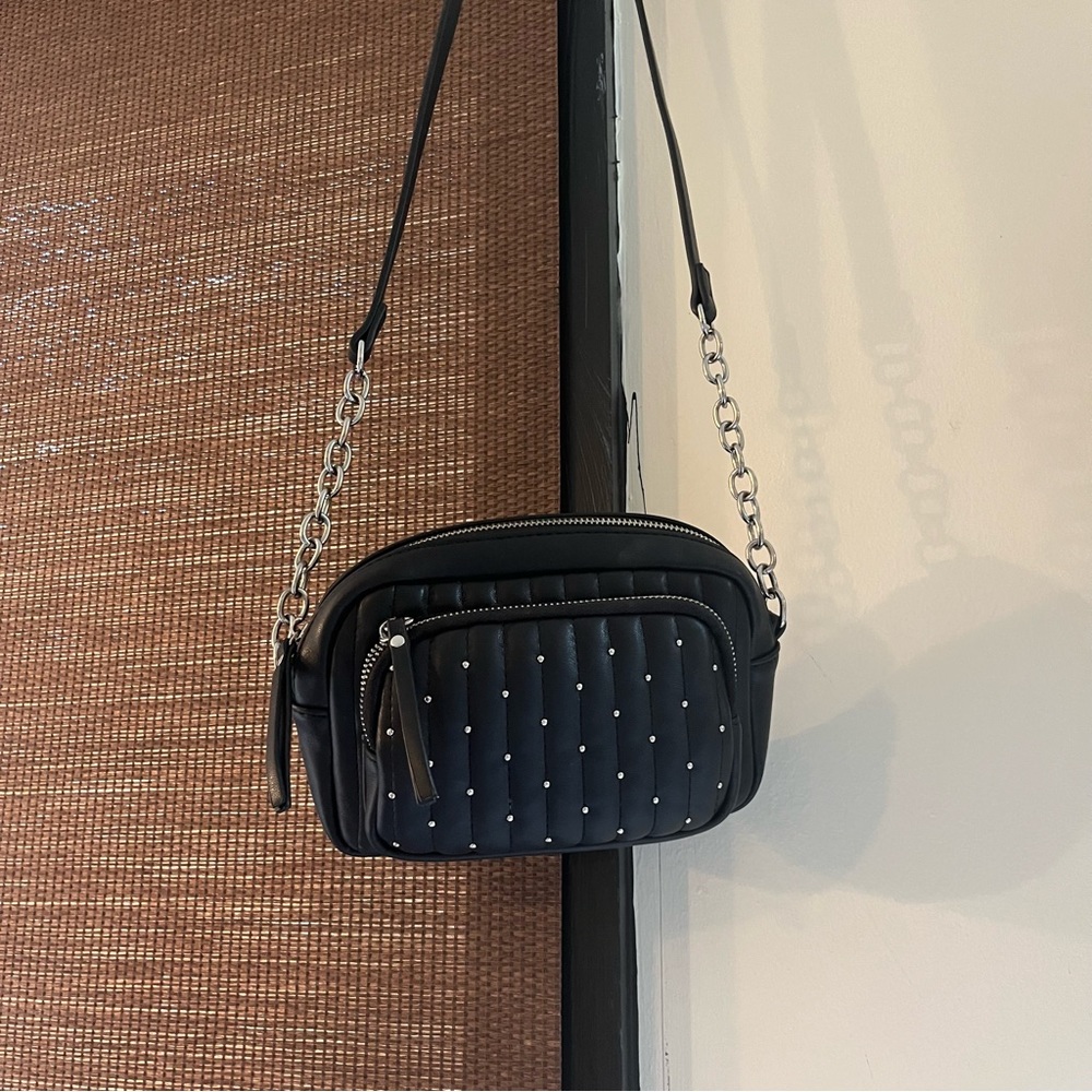 Black crossbody purse